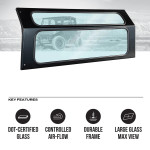 Super Comp USA 2024+ Segway Fugleman UT10 Crew Rear Windshield