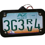 Axia Alloys Cage Mounted Led License Plate Frame