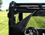 Falcon Ridge Polaris Ranger Crew Mid-size Doors Rear Soft Windshield Windshield