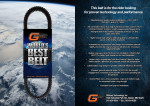 Gboost Technology 2011-21 Polaris World's Best Drive Belt