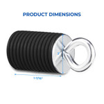 Kemimoto Polaris Ranger Xp 1000 2" Tie Down Anchors And Under Seat Storage Box