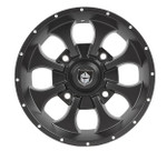Pro Armor Knight Utv Wheels (15x8) (4x137) (matte Black)