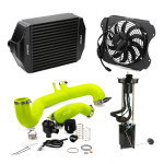 RPM Powersports Can-am Maverick X3 120hp To 190+hp Big Core Intercooler Upgrade Kit With Fan, Silicone And BOV