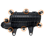 RPM Powersports Can-am Maverick X3 Billet Plenum Clamps / Reinforcements