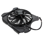 Rpm Powersports Can-am Maverick X3 Sealed Intercooler Fan Shroud W/10" 10-blade Brushless Fan Upgrade