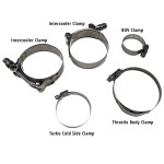 RPM Powersports Can-am Maverick X3 Turbo R / Turbo RR Stainless Charge Tube Clamp Set