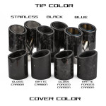 Rpm Powersports Polaris Pro R Carbon Dual Exhaust Tips