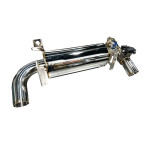 RPM Powersports Polaris RZR Pro XP, Turbo R & Pro S E-valve Muffler Dual Tip Captains Choice Exhaust