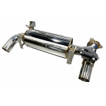 RPM Powersports Polaris RZR Pro XP, Turbo R & Pro S E-valve Muffler Dual Tip Captains Choice Exhaust