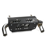 Rpm Powersports Polaris Rzr Xp Turbo / Turbo S E-valve Muffler - Dual Tip Captains Choice Exhaust