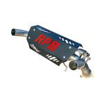 RPM Powersports Polaris RZR XP Turbo & Turbo S E-valve Muffler - Dual Tip Captains Choice Exhaust