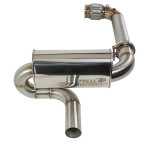Treal Performance Can-am Maverick X3 Quiet Trail Exhaust System (Non-Resonated Front Section)