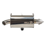 Treal Performance Polaris Rzr Xp Turbo / S Turbo Back Exhaust System (single Tip)