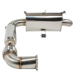 Treal Performance Polaris Rzr Xp Turbo / S Turbo Back Exhaust System (single Tip)