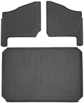 Smartliner 2018-2024 Polaris Ranger 1000 Front Row & Bed UTV Floor Mat Liner Kit