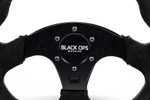 Black Ops Machine D-shaped Suede Steering Wheel