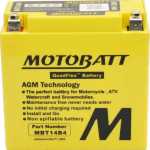 Motobatt 12V AGM Battery - MBT14B4