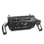 RPM '16-'22 Polaris RZR XP Turbo / Turbo S Dual Tip E-Valve Muffler Captains Choice Exhaust