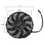 RPM 2017-2019 Can-Am Maverick X3 50mm 10" Brushless 10 Blade Intercooler Fan Upgrade Kit