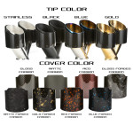 RPM Can-Am Maverick R Carbon / Colored Dual Exhaust Tips