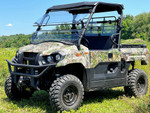 Spike Kawasaki Mule Pro MX Full Tilting Windshield - Hard Coated
