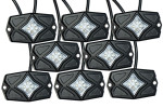 UTV Stereo RGBW Rock Light Kit - 8PCS