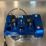 TPR Industry Polaris RZR Billet Valve Cover - Blue