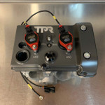 TPR Industry Polaris RZR Billet Valve Cover W/Oilers - Gray