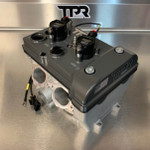 TPR Industry Polaris RZR Billet Valve Cover W/Oilers - Gray