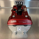 TPR Industry Polaris RZR Billet Valve Cover W/Oilers - Red
