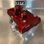 TPR Industry Polaris RZR Billet Valve Cover W/Oilers - Red