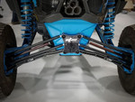CT Race Worx Can-Am Maverick X3 72" High Clearance Billet Proof Lower Radius Rods - Black Ano