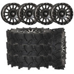 High Lifter Wheel And Tire Package With Hl25 Wheel And Outlaw Max Tire (complete Set Of 4)
