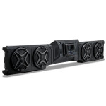 Ssv Works Canam Defender Hd10 / Hd11 Plug-&-play 4-speaker Overhead Sound Bar W/ Jvc Mr305 Bluetooth
