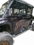 Elektric Offroad Volt Series rock steps installed on 2016+ Can-Am Defender HD10 4-seat