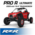 Rugged Radios Polaris Rzr Pro R Ultimate Complete Communication Kit With Bluetooth Intercom And 2-way Radio (10.4" Touchscreen Models Only)