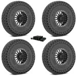 Valor Offroad Wheel And Tire Package With V06 Wheels And Tango Tires (complete Set Of 4) Mounted With Lug Nuts