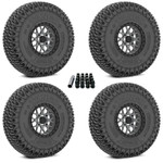 Valor Offroad Wheel And Tire Package With V07 Wheels And Tango Tires (complete Set Of 4) Mounted With Lug Nuts