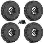 Valor Offroad Wheel And Tire Package With V07 Wheels And Tango Tires (complete Set Of 4) Mounted With Lug Nuts