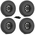 Valor Offroad Wheel And Tire Package With V13 Wheels And Tango Tires (complete Set Of 4) Mounted With Lug Nuts