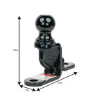 Kawasaki Mule Pro-FX Trio HD Multi-Purpose Hitch - Bolt on Style - ATV TEK