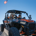 Polaris Ranger 800 Elite Series Center Rear View Mirror With Dual Blindspot Mirrors - ATV TEK (Lifetime Warranty)