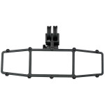 Polaris Ranger Crew 900 Elite Series Center Rear View Mirror With Dual Blindspot Mirrors - ATV TEK (Lifetime Warranty)