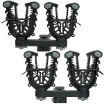 Polaris RZR 800 Pair of Grips FlexGrip Wedgelock Pro Double Grip - ATV TEK (Lifetime Warranty)