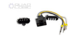 Polaris RZR 900/1000/XP Turbo Chrome LED Headlight Conversion Kit - Quad Logic
