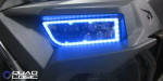 Polaris RZR RGB Full Color Function LED Ring HeadLights (Pair) - Quad Logic
