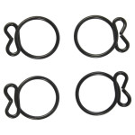 All Balls Racing 4 Pack Hose Clamps- 16.6mm