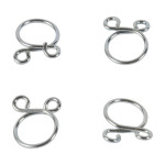 All Balls Racing 4 Pack Hose Clamps- 9.8mm
