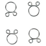 All Balls Racing 4 Pack Hose Clamps- 9.8mm
