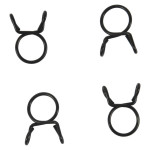 All Balls Racing 4 Pack Hose Clamps- 10.3mm